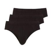 Jockey 3P Cotton Plus Brief Svart Large Herre