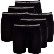 Jockey 6P Cotton Stretch Boxer Trunk Svart bomull Small Herre