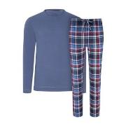 Jockey Night And Day Long Pyjama Marine/Rød XX-Large Herre