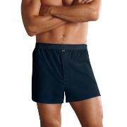 Jockey Woven Poplin Boxer Shorts Mørkblå bomull Small Herre