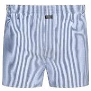 Jockey Woven Poplin Boxer Shorts Blåstripete bomull X-Large Herre