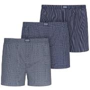 Jockey 3P Woven Soft Poplin Boxer Shorts Marine bomull X-Large Herre