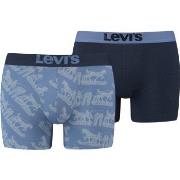 Levis 2P Base Seasonal Boxer Blå bomull Large Herre