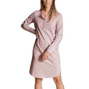 Calida Lovely Nights Nightdress Rosa Mønster bomull Medium Dame