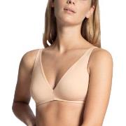 Calida BH Natural Comfort Soft Bra Beige bomull A 70 Dame