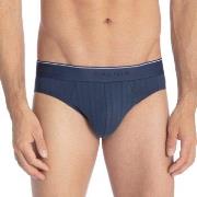 Calida Pure and Style Mini Brief Indigoblå bomull Large Herre