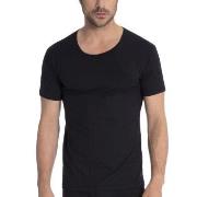 Calida Pure and Style T-shirt Svart bomull Small Herre