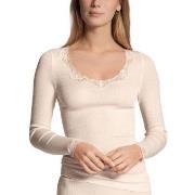 Calida Richesse Lace Long-sleeve Top Benhvit 40-42 Dame