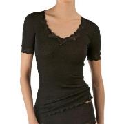 Calida Richesse Lace Short-sleeve Top Svart 36-38 Dame