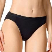 Calida Truser Slip/Hosen Minislip Black Svart bomull Small Dame