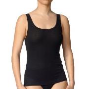 Calida Slip/Hosen Top Black Svart bomull Large Dame