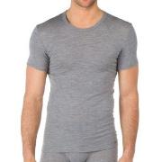 Calida Wool and Silk T-shirt Grå Medium Herre