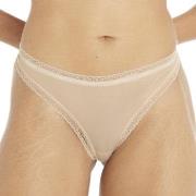 Calvin Klein Truser Bottoms Up Refresh Thong Beige polyamid Large Dame