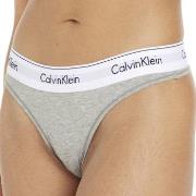 Calvin Klein Truser Modern Cotton Thong Gråmelerad Small Dame