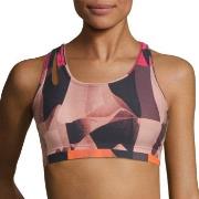 Casall BH Move Around Sports Bra Rosa Mønster Small Dame