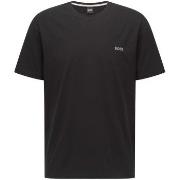 BOSS Mix and Match T-shirt With Logo Svart bomull Small Herre