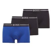 BOSS 3P Organic Cotton Trunk Svart/Blå bomull XX-Large Herre