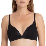 Calida BH Cate Triangle Soft-Bra Svart bomull B 70 Dame