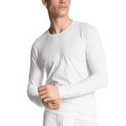 Calida Cotton Code Shirt Long Sleeve Hvit bomull Small Herre