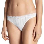 Calida Truser Etude Toujours Low Cut Brief Hvit bomull Large Dame