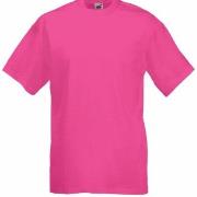 Fruit of the Loom Valueweight Crew Neck T Fuchsia bomull Large Herre