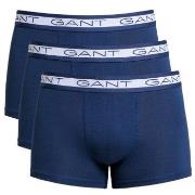 Gant 3P Basic Cotton Trunks Marine bomull X-Large Herre