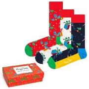 Happy socks Strømper 3P Playing Holiday Gift Box Mixed bomull Str 41/4...