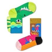 Happy socks Strømper Rock Your Socks Friend Kids Sock Grønn Mønster bo...