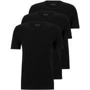 BOSS 3P Classic Crew Neck T-shirt Svart bomull Small Herre