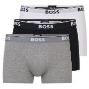 BOSS 6P Cotton Stretch Trunks Hvit/Svart bomull XX-Large Herre