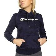 Champion Women Hooded Sweatshirt Allover kamuflasje Medium Dame