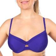 Chantelle Vibrant Covering Underwire Bikini Bra Blå D 75 Dame