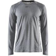 Craft Essence LS Tee Men Grå polyester Large Herre