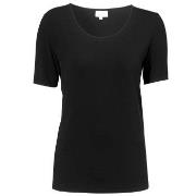 Damella Bamboo  31302 T-Shirt Svart Bambus Medium Dame