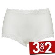 Damella Truser Silk Brief Elfenben silke X-Small Dame