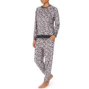 DKNY Lounge Life Jogger Set Leopard polyester X-Large Dame