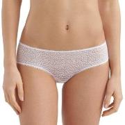 DKNY Truser Modern Lace Trim Hipster Hvit nylon Medium Dame