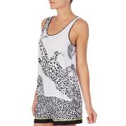 DKNY Wild Side Top and Shorts Set Svart/Hvit viskose Medium Dame