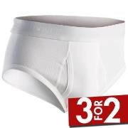 Dovre Brief With Fly Hvit bomull XX-Large Herre