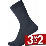 Egtved Strømper Cotton Socks Mørkblå Str 45/48