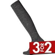 Egtved Strømper Wool Kneehigh Twin Sock Mørkgrå  Str 45/48 Herre