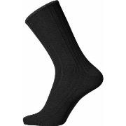 Egtved Strømper Wool No Elastic Rib Socks Svart Str 45/48