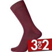 Egtved Strømper Wool Twin Sock Rød Str 40/45