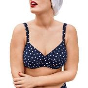 Rosa Faia Blue Dots Luna Big Cup Bikini Bra Marine F 38 Dame
