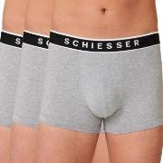 Schiesser 3P 95-5 Organic Cotton Rio Boxer Grå Large Herre