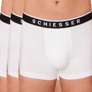 Schiesser 3P 95-5 Organic Cotton Rio Boxer Hvit X-Large Herre