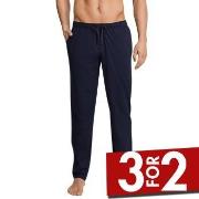 Schiesser Mix and Relax Jersey Lounge Pants Mørkblå bomull X-Large Her...