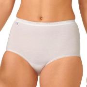 Sloggi Truser 3P Basic Maxi Hvit bomull 38 Dame