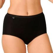Sloggi Truser 4P Basic Plus Maxi Svart bomull 46 Dame