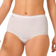 Sloggi Truser 4P Basic Plus Maxi Hvit bomull 54 Dame